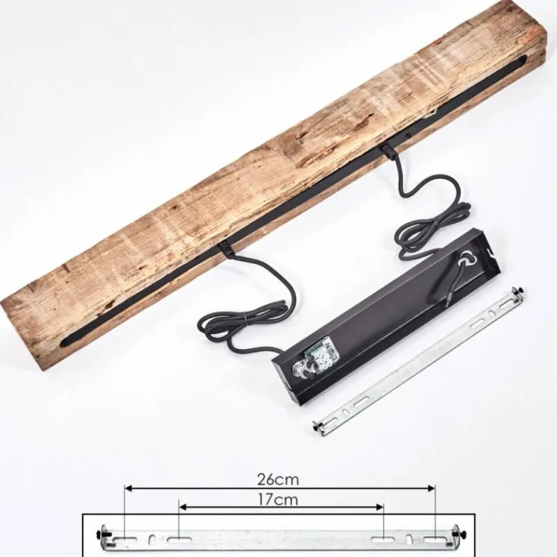 Luminaires Scandinaves-hofstein Suspension Derville Écru, Noir, 4 lumières