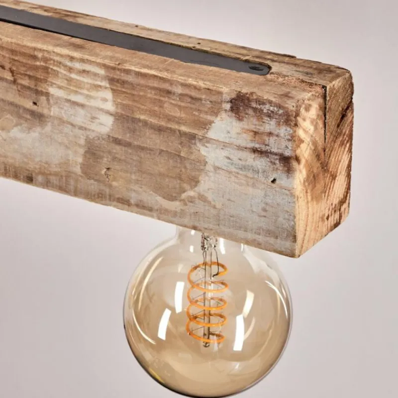 Luminaires Scandinaves-hofstein Suspension Derville Écru, Noir, 4 lumières