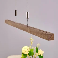 hofstein Suspension Deshka LED Argenté, 1 lumière