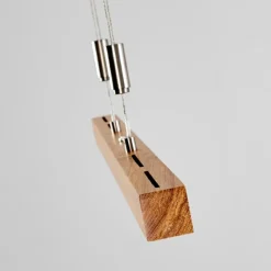 hofstein Suspension Deshka LED Argenté, 1 lumière