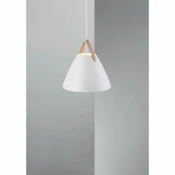 Design For The People by Nordlux Suspension STRAP36 Blanc, 1 lumière