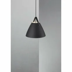 Design For The People by Nordlux Suspension STRAP36 Noir, 1 lumière
