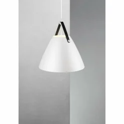 Design For The People by Nordlux Suspension STRAP48 Blanc, 1 lumière
