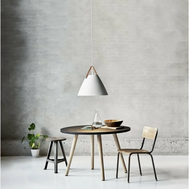 Design For The People by Nordlux Suspension STRAP48 Blanc, 1 lumière