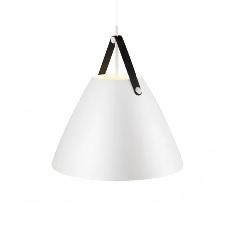 Design For The People by Nordlux Suspension STRAP48 Blanc, 1 lumière
