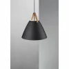 Design For The People by Nordlux Suspension STRAP48 Noir, 1 lumière