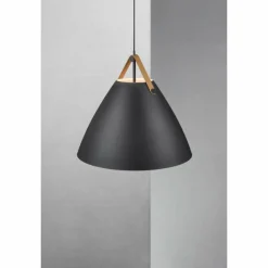 Luminaires Scandinaves-Design For The People by Nordlux Suspension STRAP Noir, 1 lumière
