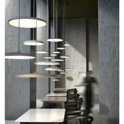 Design For The People by Nordlux Suspension Artist LED Gris, 1 lumière* Éclairage Led