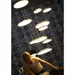 Luminaires Scandinaves-Design For The People by Nordlux Suspension Artist LED Gris, 1 lumière