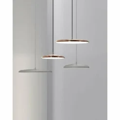 Luminaires Scandinaves-Design For The People by Nordlux Suspension Artist LED Gris, 1 lumière