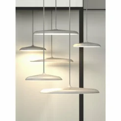 Luminaires Scandinaves-Design For The People by Nordlux Suspension Artist LED Gris, 1 lumière