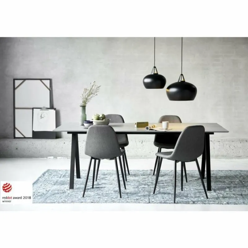 Luminaires Scandinaves-Design For The People by Nordlux Suspension Belly Noir, 1 lumière