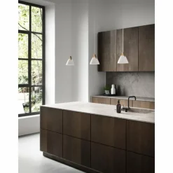 Design For The People by Nordlux Suspension STRAP Nickel mat, 1 lumière