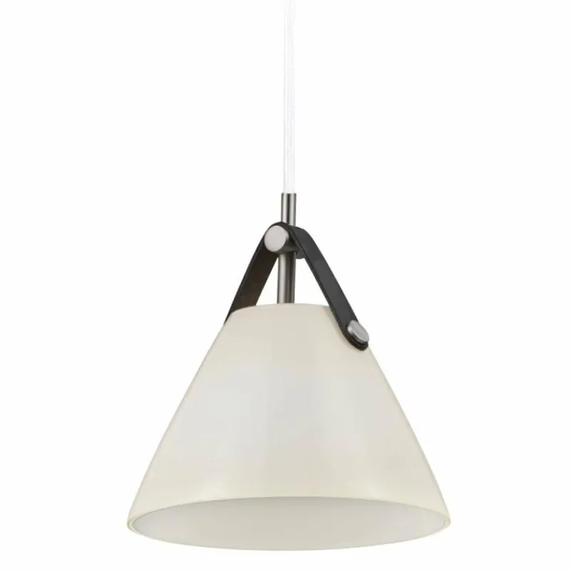 Design For The People by Nordlux Suspension STRAP Nickel mat, 1 lumière