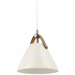 Design For The People by Nordlux Suspension STRAP Nickel mat, 1 lumière