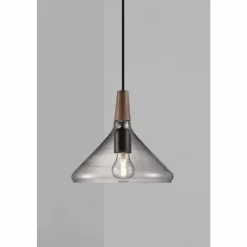 Luminaires Scandinaves-Design For The People by Nordlux Suspension NORI Brun, Noir, 1 lumière