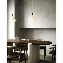 Luminaires Scandinaves-Design For The People by Nordlux Suspension NORI Brun, Blanc, 1 lumière