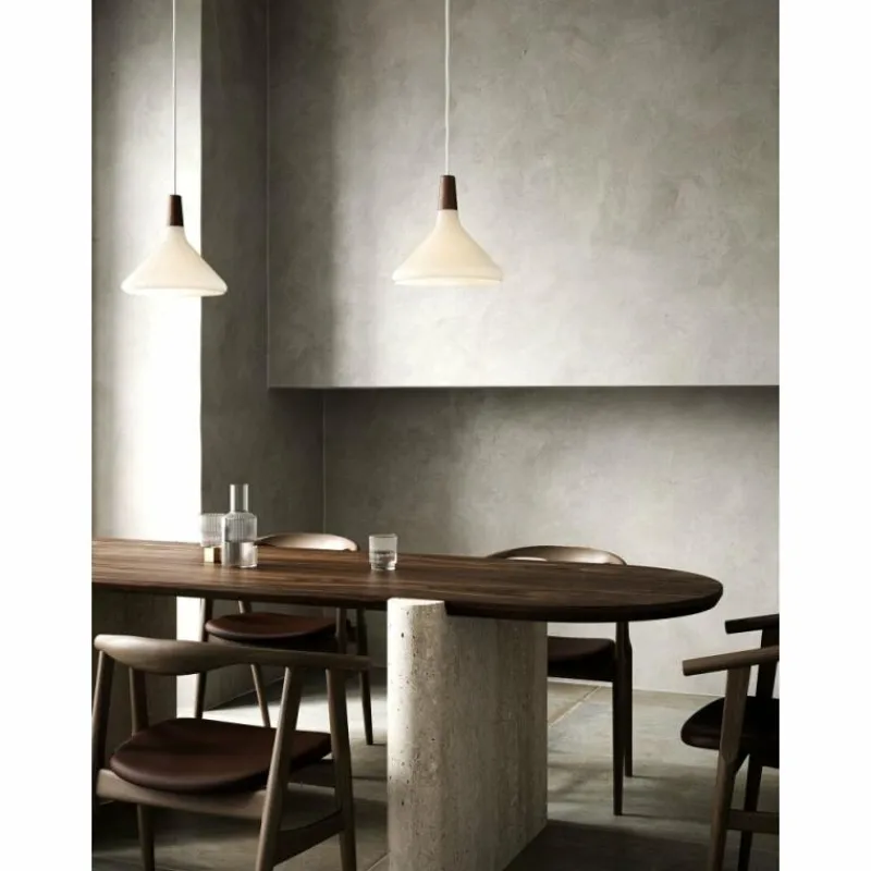 Luminaires Scandinaves-Design For The People by Nordlux Suspension NORI Brun, Blanc, 1 lumière