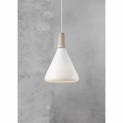 Luminaires Scandinaves-Design For The People by Nordlux Suspension NORI Brun, Blanc, 1 lumière