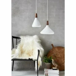 Luminaires Scandinaves-Design For The People by Nordlux Suspension NORI Brun, Blanc, 1 lumière