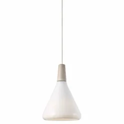 Luminaires Scandinaves-Design For The People by Nordlux Suspension NORI Brun, Blanc, 1 lumière