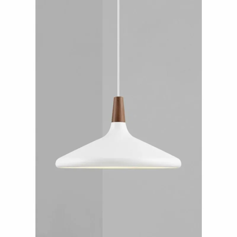 Luminaires Scandinaves-Design For The People by Nordlux Suspension NORI Brun, Blanc, 1 lumière