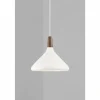 Luminaires Scandinaves-Design For The People by Nordlux Suspension NORI Brun, Blanc, 1 lumière