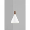 Luminaires Scandinaves-Design For The People by Nordlux Suspension NORI Brun, Blanc, 1 lumière