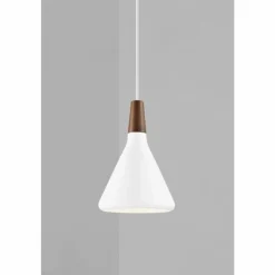 Luminaires Scandinaves-Design For The People by Nordlux Suspension NORI Brun, Blanc, 1 lumière