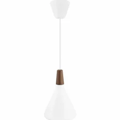 Luminaires Scandinaves-Design For The People by Nordlux Suspension NORI Brun, Blanc, 1 lumière