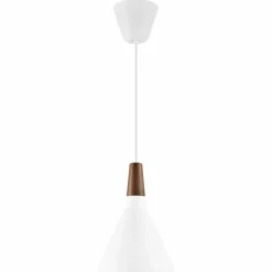 Luminaires Scandinaves-Design For The People by Nordlux Suspension NORI Brun, Blanc, 1 lumière