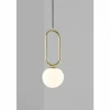 Design For The People by Nordlux Suspension SHAPES Laiton, 1 lumière
