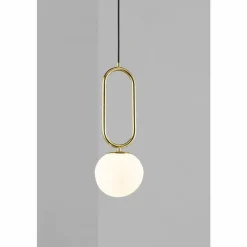 Design For The People by Nordlux Suspension SHAPES Laiton, 1 lumière