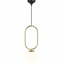 Design For The People by Nordlux Suspension SHAPES Laiton, 1 lumière