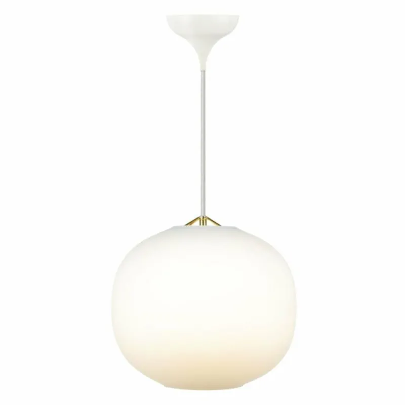 Design For The People by Nordlux Suspension NAVONE Laiton, Blanc, 1 lumière