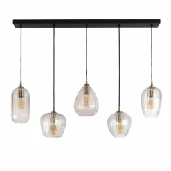 hofstein Suspension Diamond Anthracite, 5 lumières