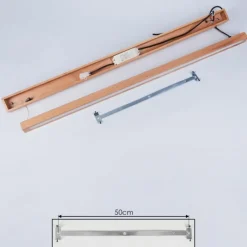 hofstein Suspension Disentis LED Écru, 1 lumière