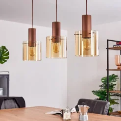 hofstein Suspension Dodoma Cuivre, 3 lumières