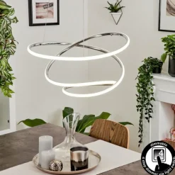 hofstein Suspension Donebas LED Chrome, 1 lumière