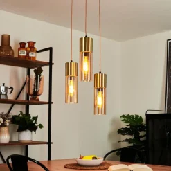 hofstein Suspension Dulcita Laiton, 3 lumières