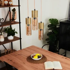 hofstein Suspension Dulcita Laiton, 3 lumières