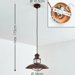 hofstein Suspension Ebisuko Rouille, 1 lumière
