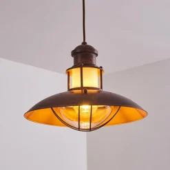 hofstein Suspension Ebisuko Rouille, 1 lumière