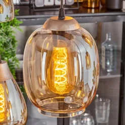 hofstein Suspension Echallens Argenté, 7 lumières