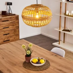 Style Boho-Chic-hofstein Suspension Egede Brun, 1 lumière