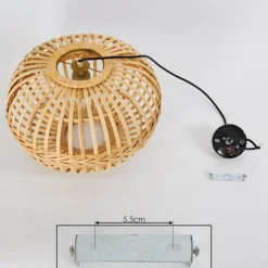 Style Boho-Chic-hofstein Suspension Egede Brun, 1 lumière