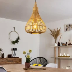 Lampes Vintages & Rétros-hofstein Suspension Egede Brun, 1 lumière