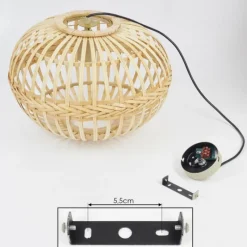 Luminaires Orientaux-hofstein Suspension Egede Brun, 1 lumière