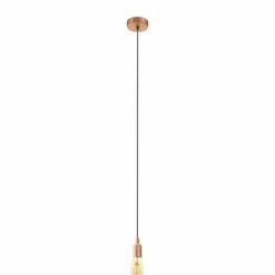 Lampes Dorées-Luminaires Eglo Suspension Eglo ADRI Or, Rose, 1 lumière