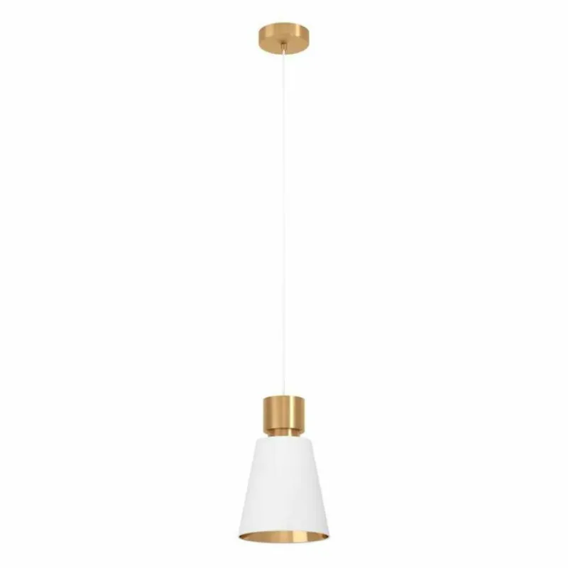 Lampes En Tissu-Luminaires Eglo Suspension Eglo AGLIENTINA Laiton, 1 lumière